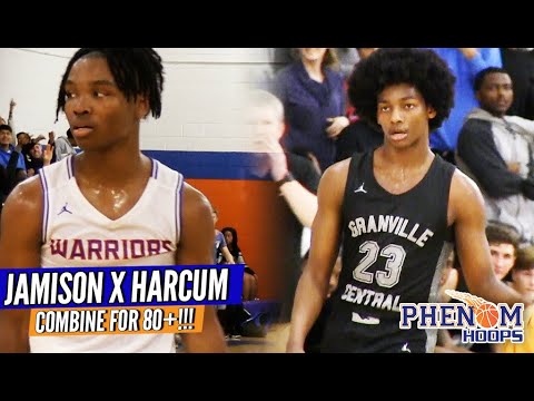 Elijah Jamison vs. Terence Harcum...BOTH GO FOR 40!! Louisburg vs  Granville Central FULL Highlights