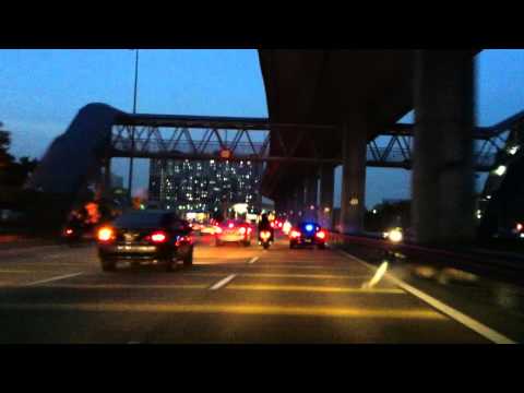 Malaysian Special Branch Motorcade Escort