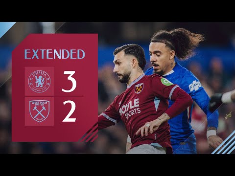 Chelsea 3-2 West Ham | Premier League Extended Highlights