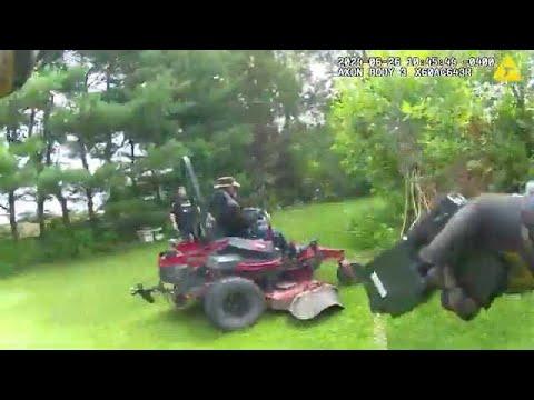 83 year old Man Tries to Flee Police on Riding Lawn Mower