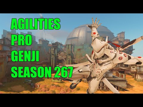 AGILITIES PRO GENJI GAMEPLAY POTG - GRAND MASTER OVERWATCH SEASON 27