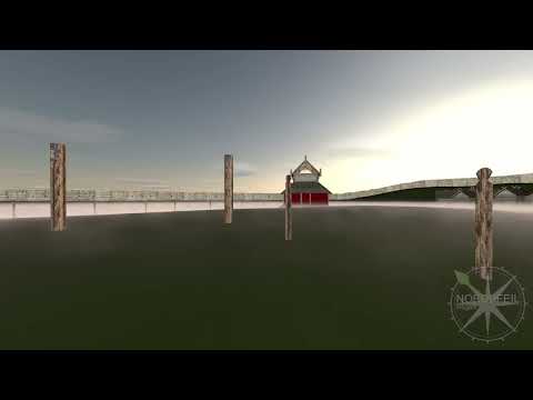 Insel Rügen - Burgwall Charenza im 12. Jahrhundert