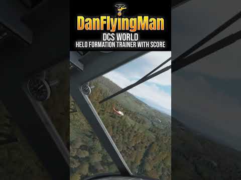 Helo Formation Trainer with Score [ Part 02 ] DCS World gameplay | DanFlyingMan #shorts