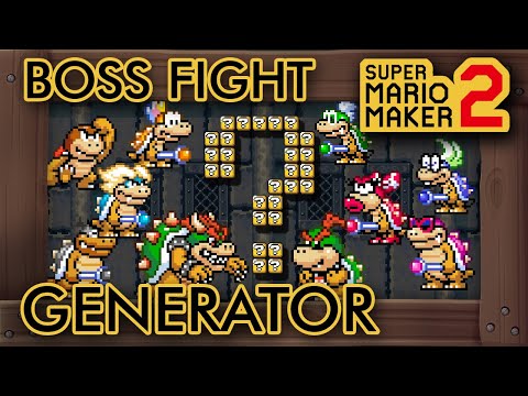 Super Mario Maker 2 - A Random Boss Fight Generator Level