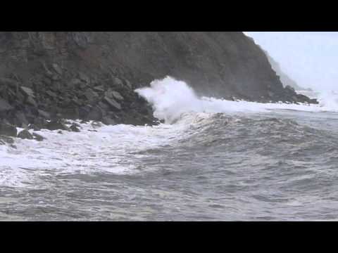 Grandes olas hoy en Zarautz 26-1-2014