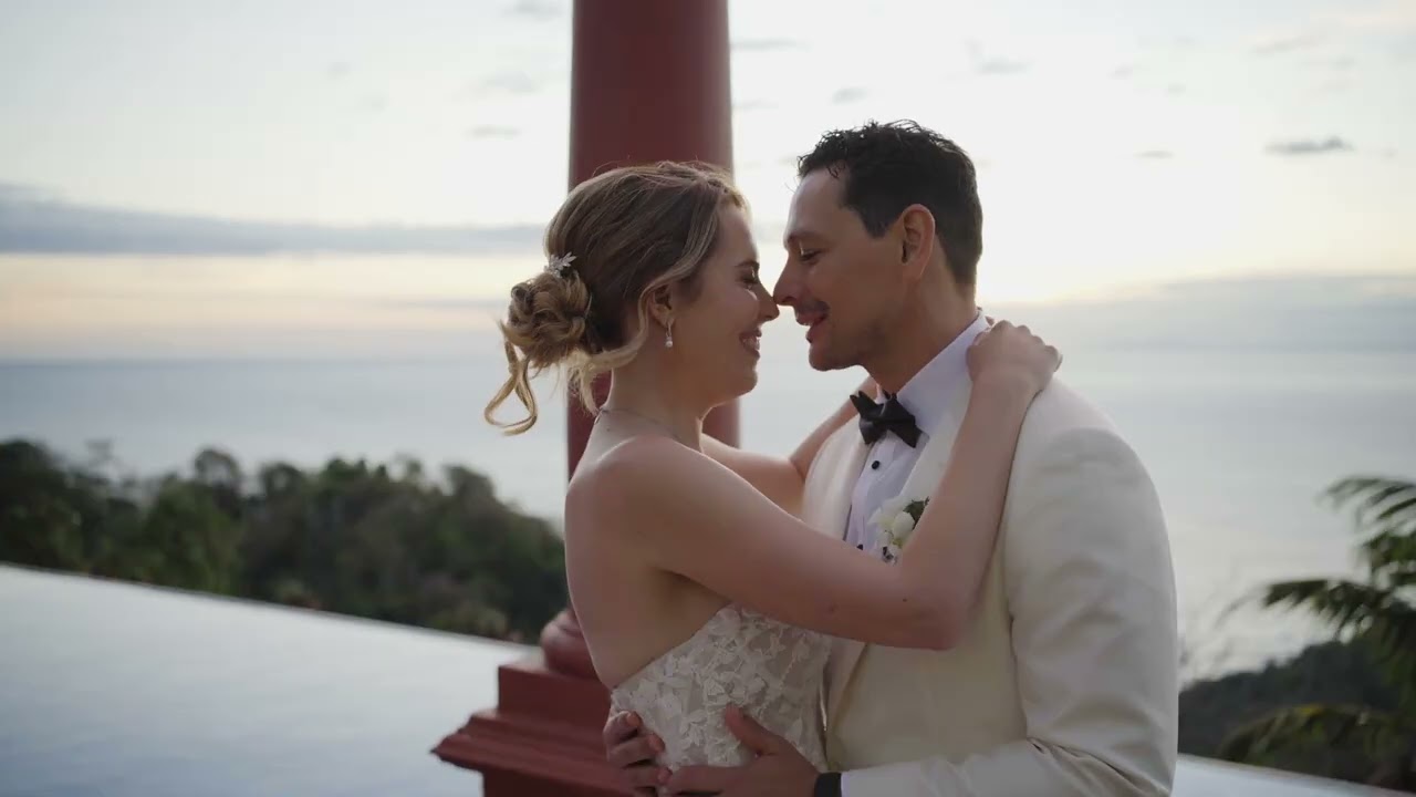 Modern Ivory & Greenery Luxury Villa Wedding • Adriana + John