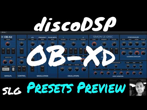 discoDSP | OB-Xd | Presets Preview