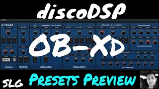 Video thumbnail for discoDSP | OB-Xd | Presets Preview by Simon Le Grec