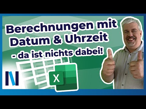 Excel: Ganz einfach mit Datum und Uhrzeit rechnen!