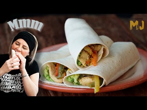 Fajitas de pollo: comidas y cenas rápidas