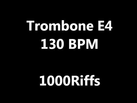 Trombone E4 Metronome : 130 BPM - Beats Per Minute