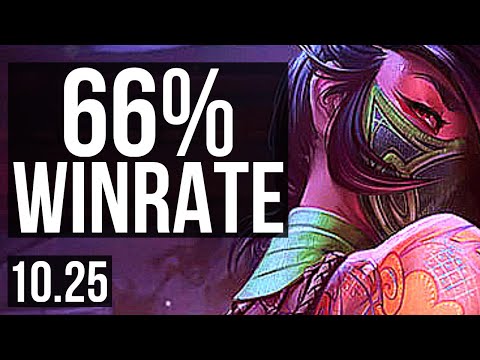 AKALI vs DARIUS (TOP) | 66% winrate, 6 solo kills | KR Diamond | v10.25