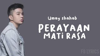 Download lagu UMAY SHAHAB - PERAYAAN MATI RASA // Bila waktunya langit memanggilmu pulang (Lirik) mp3 Download lagu UMAY SHAHAB - PERAYAAN MATI RASA // Bila waktunya langit memanggilmu pulang (Lirik) mp3