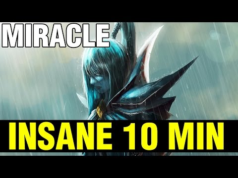 MOST INSANE 10 MINUTES EVER !! - Miracle- RAPE WITH PHANTOM ASSASSIN - Dota 2