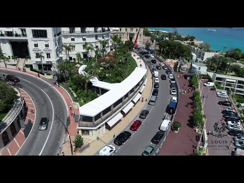 Monaco Grand Prix from the terrace of Le Louis XV - Alain Ducasse à l'Hôtel de Paris