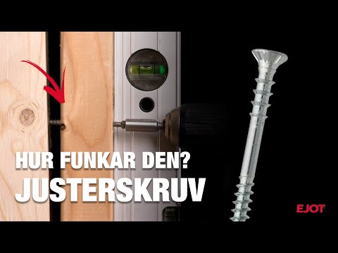 Montage av Justerskruv