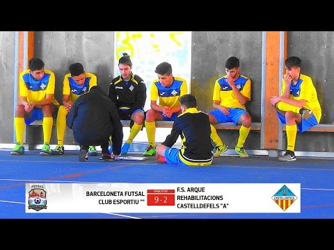 Futsal 2016/17 - 11ª jornada Juv. "A" Casteldefells - Catalonia, Spain