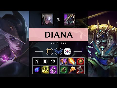 Diana Top vs Nasus - KR Diamond Patch 25.10