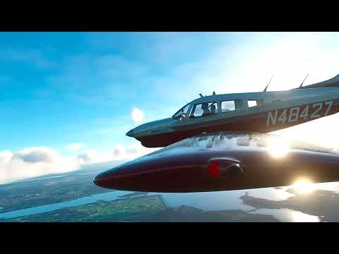 SHOWCASE JustFlight's Piper Arrow III Turbo in Beautiful South Korea MSFS 20 VR Flight Music Video