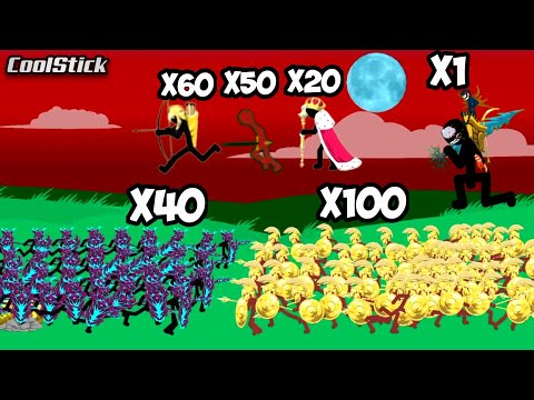 Vamp Spearton With 100x Attack Speed Vs All Stick Units | Stickman Custom Battle | Stick War Legacy