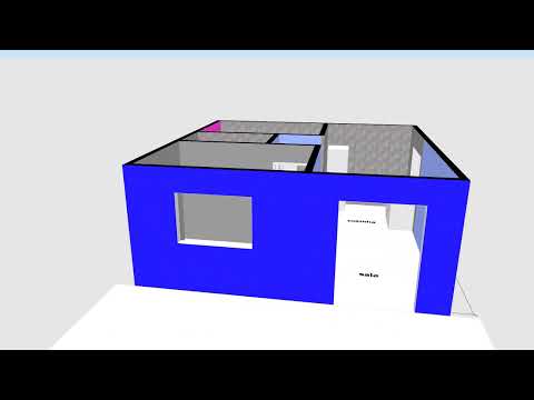 comment dessiner un plan de maison 2 chambres étape par étape