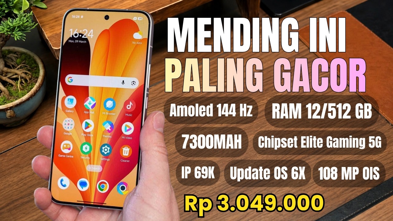 GILAA SEMEWAH INI‼️7300MAH, RAM 12/512 GB - HP 3 JUTAAN TERBAIK MEI 2026