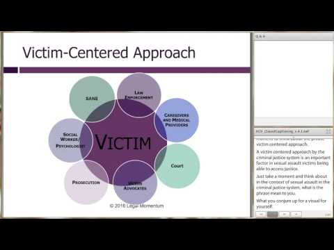 Helping Sexual Assault Victims Navigate the Criminal Justice System