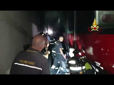 Incidente sul treno Av nella galleria Serenissima