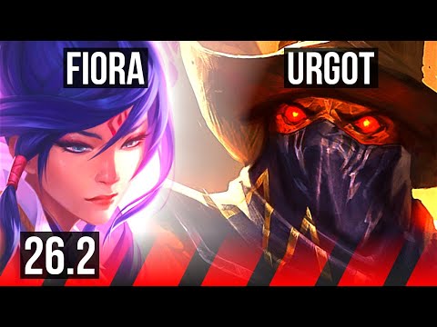 FIORA vs URGOT (TOP) | EUW Diamond | 26.2