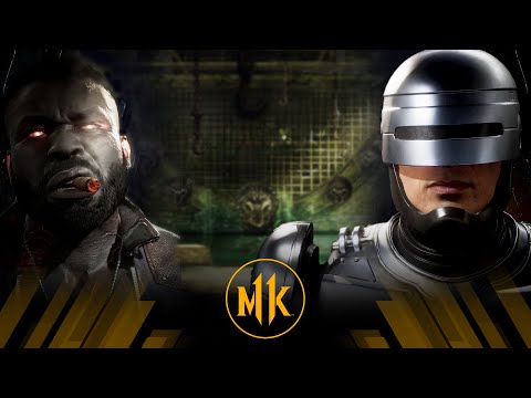 Mortal Kombat 11 - Revenant Jax Vs Robocop (Very Hard)