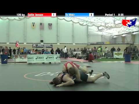 Collin Jensen vs. Ty Walz at 2013 ASICS University Nationals - FS