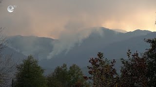Нов пробив на пожара по българо-гръцката граница, фронтът на огъня вече е 15км