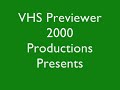 VHSPreviewer2000 Productions Opening Logo 2018