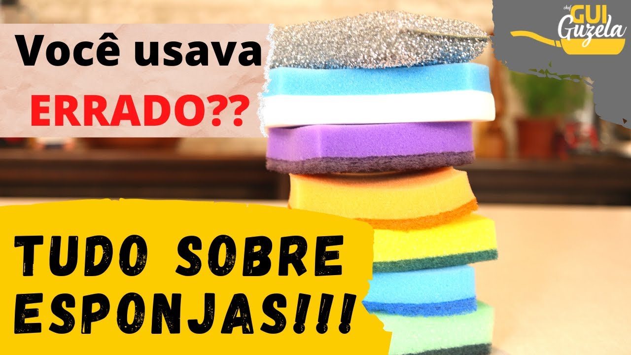 VOCÊ NÃO SABE USAR ESPONJA DO JEITO CERTO.