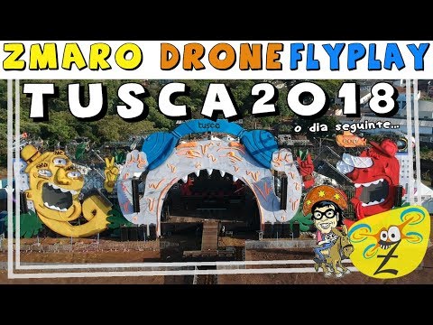 Tusca 2018, no dia seguinte com Zmaro voando em um FlyPlay com Drone