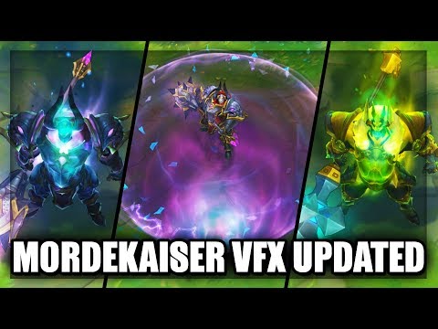 Mordekaiser Rework Visual Effects VFX Updated to All Skins (League of Legends)