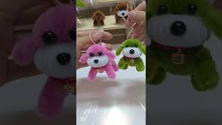 Made The Cutest Pink Puppy Keychain with Pipe Cleaners! 🐶💖 | Easy DIY, FuzzyTwist Easy pipe cleaner