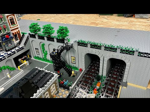 Startschuss für den oberen Stadtteil - Bau einer Lego Stadt Teil 247.