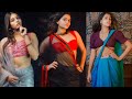 Shivani Gupta Posing Transparent Black Saree With Red Border With Matching Makeup And Jewellery