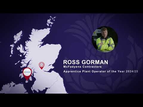 Meet Ross Gorman - SPOA Apprentice Plant Operator of the year 2024/25