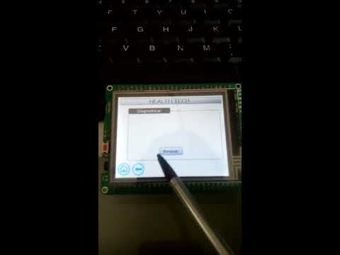 3.2" TFT Touch screen mikroElektronika - Menu demo