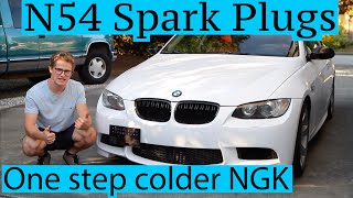 N54 Spark Plug Upgrade - NGK One step colder