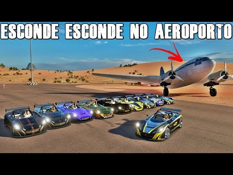 ESCONDE ESCONDE NO AEROPORTO A NOITE - FORZA HORIZON 3 - GAMEPLAY