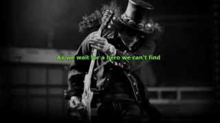 Slash ft. Myles kennedy - No more Heroes - Letra/Lyrics - HQ/HD + TABS