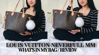 REVIEW: LOUIS VUITTON NEVERFULL MM | WHAT’S IN MY BAG? | IS IT STILL WORTH IT? | Care🤍