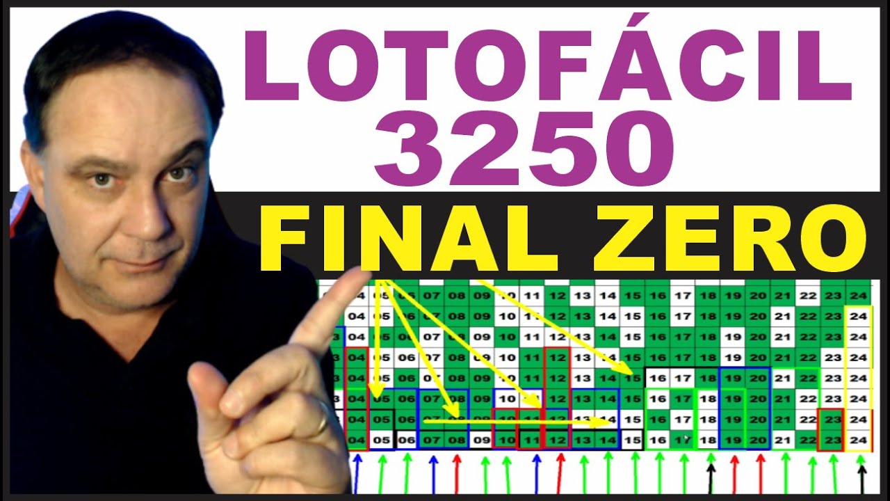 FINAL ZERO! Dicas Para Lotofácil 3250 Análise E Sugestão