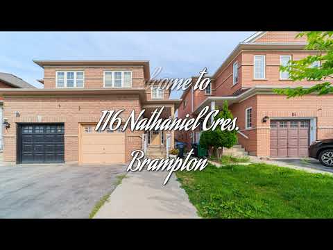116 Nathaniel Cres. Brampton