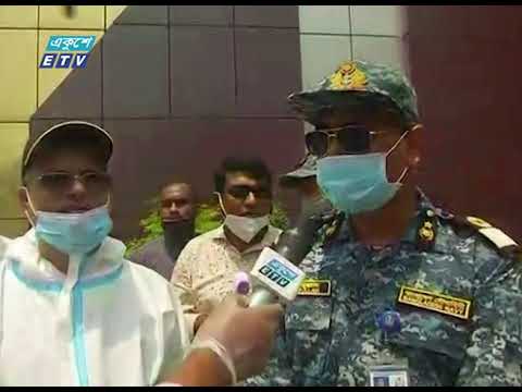 করোনা পরিস্থিতিতে রাজধানীর কুড়িল এলাকায় নৌবাহিনীর কার্য ক্রম || ETV News