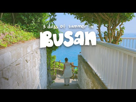 summer in Busan 🌊 | 3 day itinerary, aesthetic airbnb, yacht tour, gamcheon, beach train