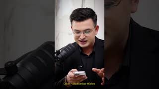 Shubhankar Mishra says best intro about Palak Muchhal (Singer)#trending#singer#shorts